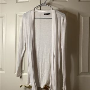Cotton On white long sleeve cardigan size small